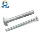 Carbon Steel Hot Dip Galvanized Carriage Bolts
